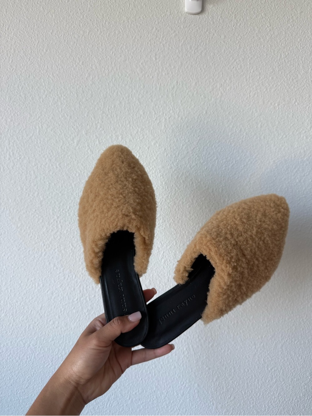 NWOT JENNI KAYNE Shearling Mule - Picture 4 of 11
